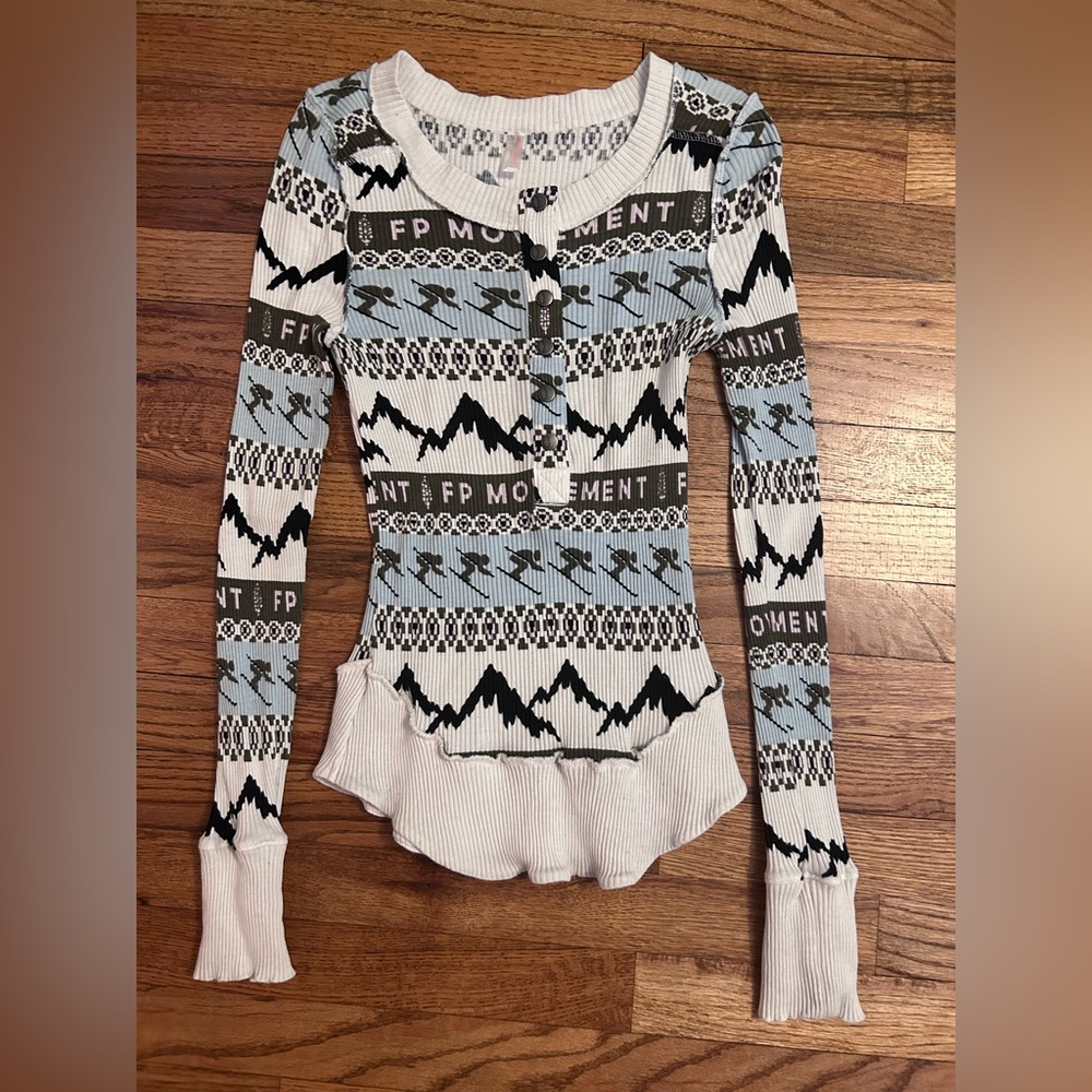 Free People Movement Rally Layered Long Sleeve Top